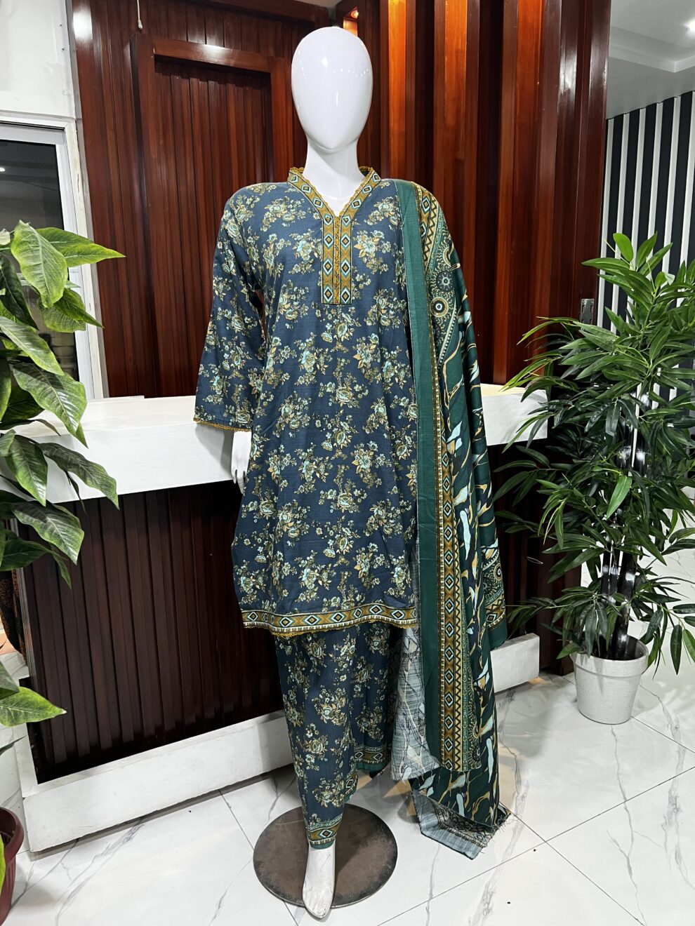 Bin Saeed Original 3 PC Khaddar