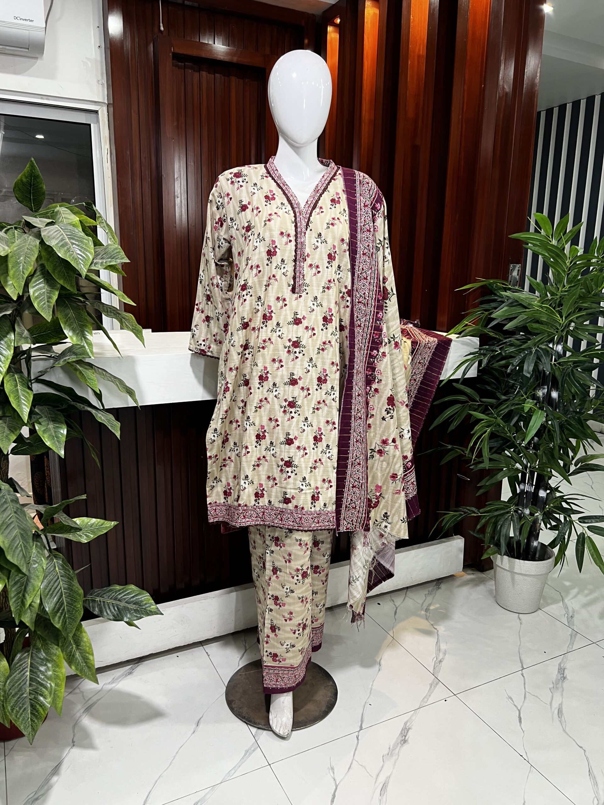 Bin Saeed Original 3 PC Khaddar