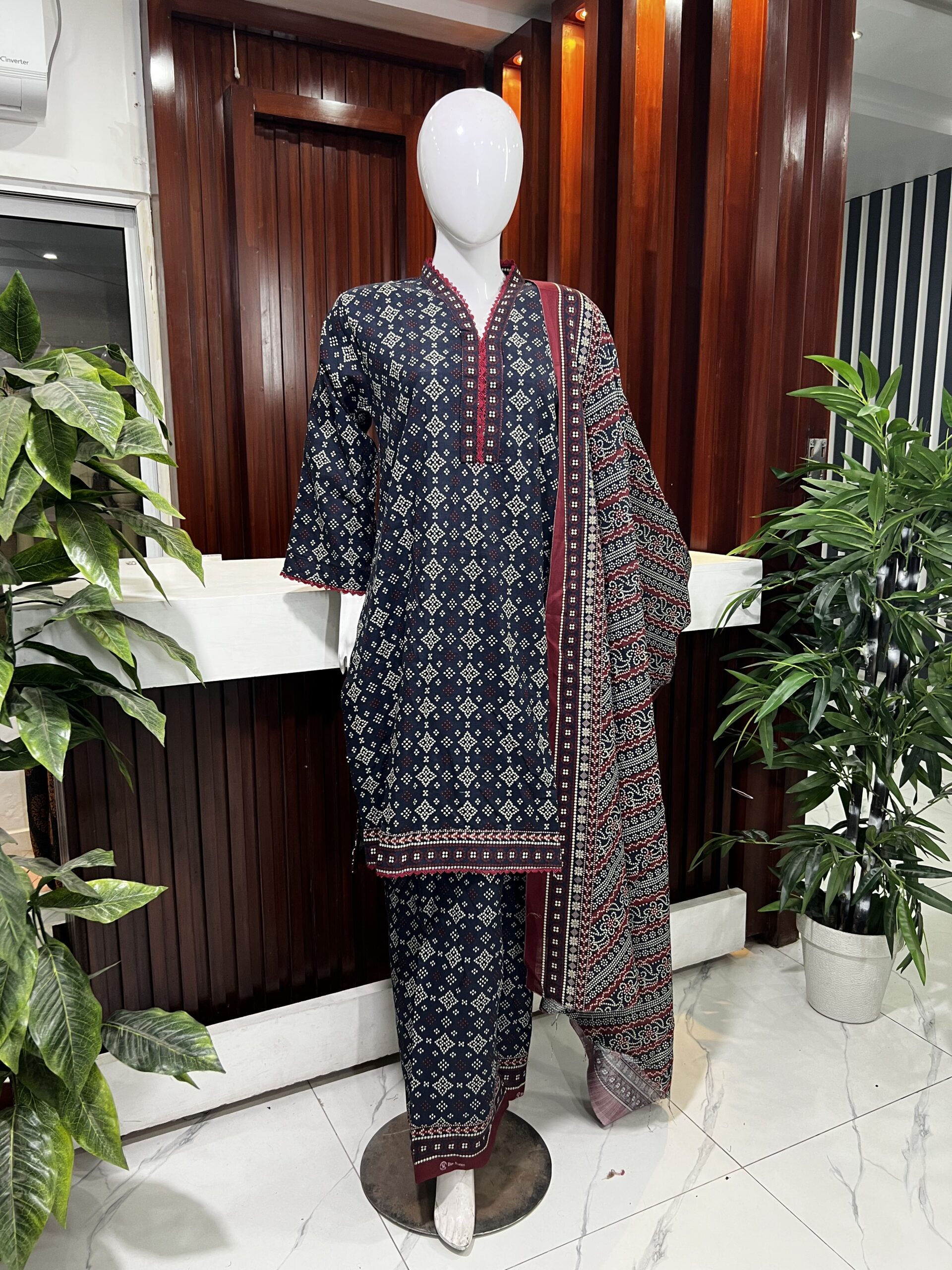 Bin Saeed Original 3 PC Khaddar