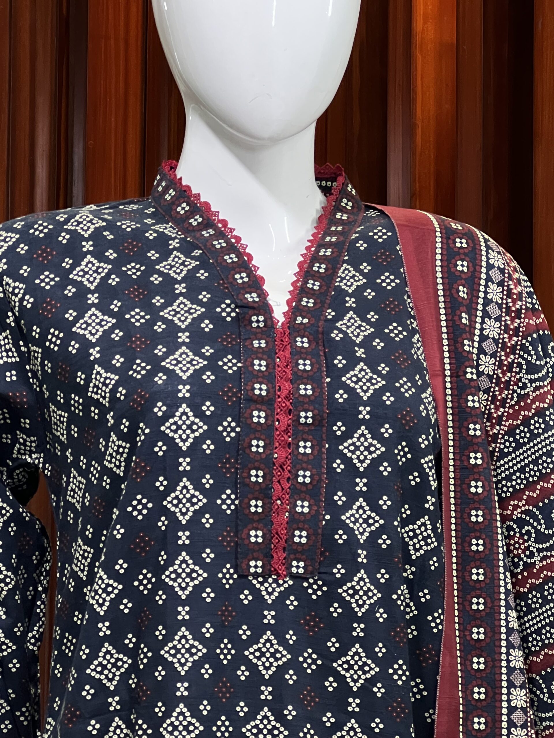 Bin Saeed Original 3 PC Khaddar - Image 2