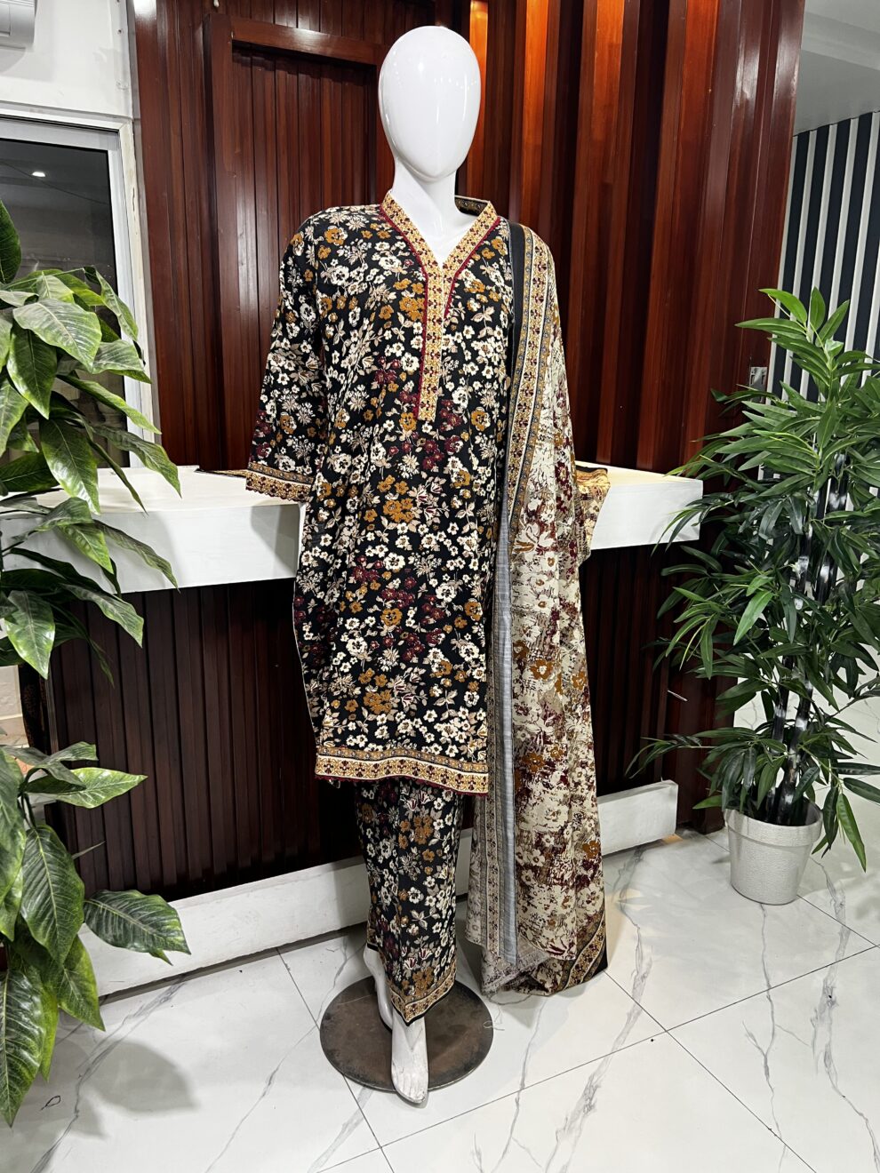 Bin Saeed Original 3 PC Khaddar