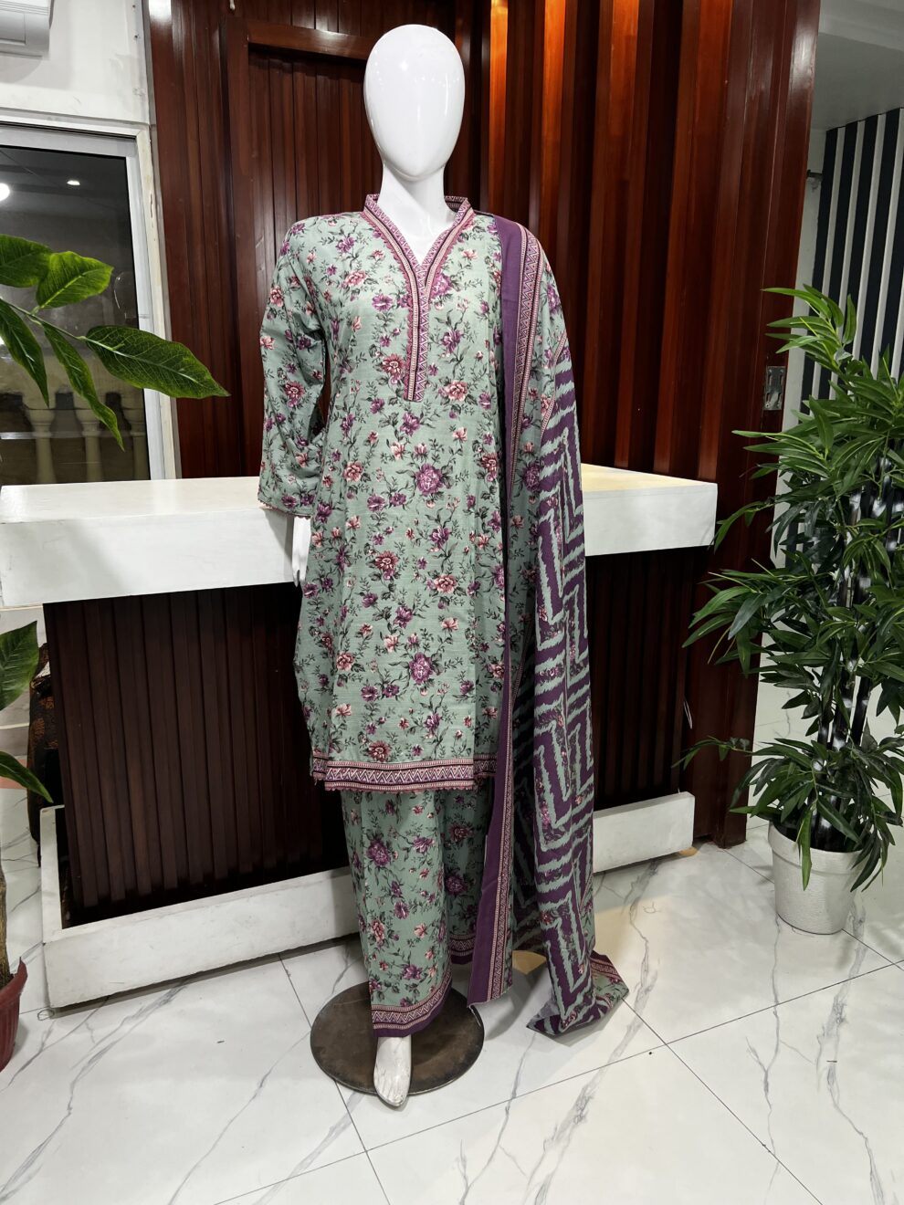 Bin Saeed Original 3 PC Khaddar