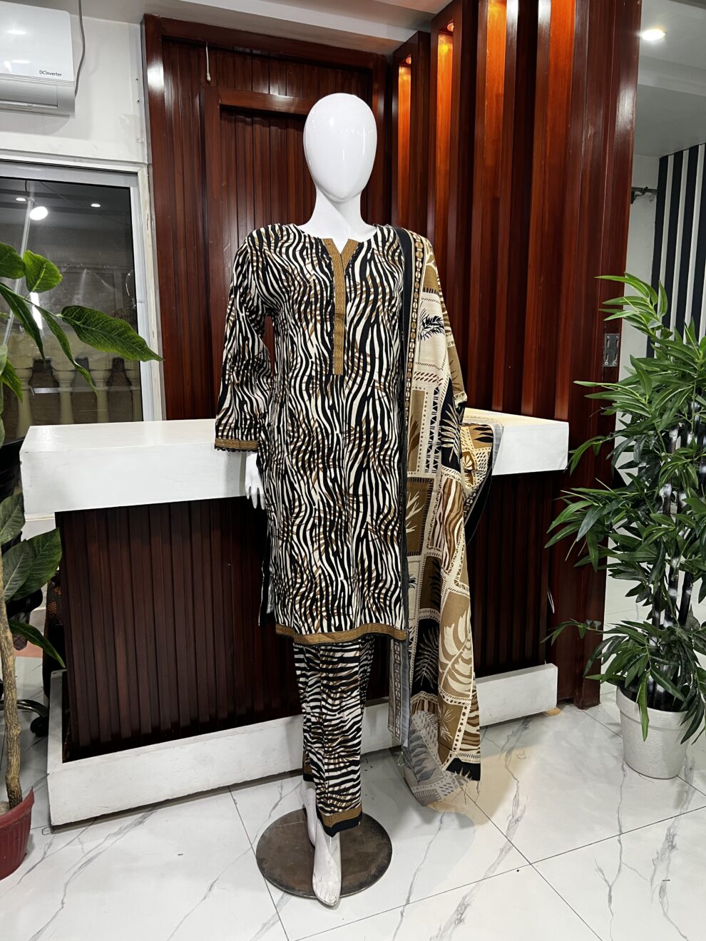 Bin Saeed Original 3 PC Khaddar