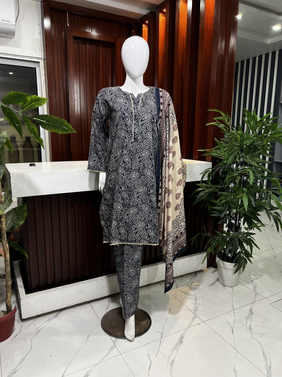 Bin Saeed Original 3 PC Khaddar